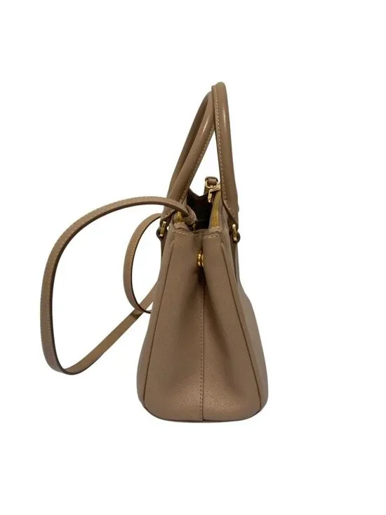 Prada Galleria Sapphia Leather Small 2-Way Shoulder Bag Light - Picture 3 of 16